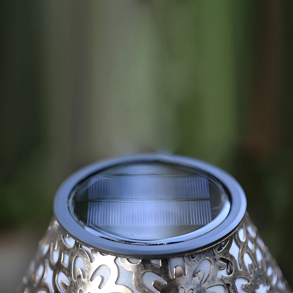 Hollow Metal LED Floor Moroccan Lamps LED Waterproof - Lamp Outdoor