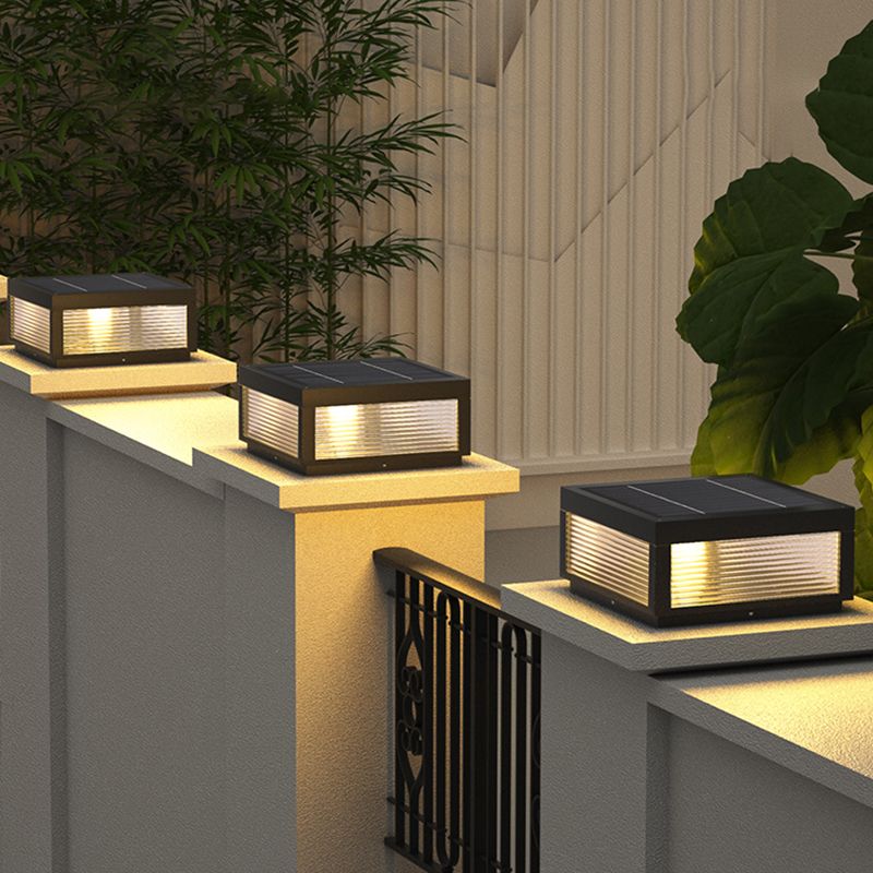 Ray Vintage Metal LED Outdoor Light Post - Lamp Outdoor