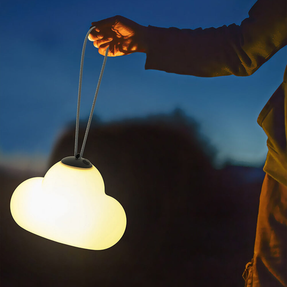 Arisha Pendant Light Cloud Modern Milky Metal Acrylic - Lamp Outdoor
