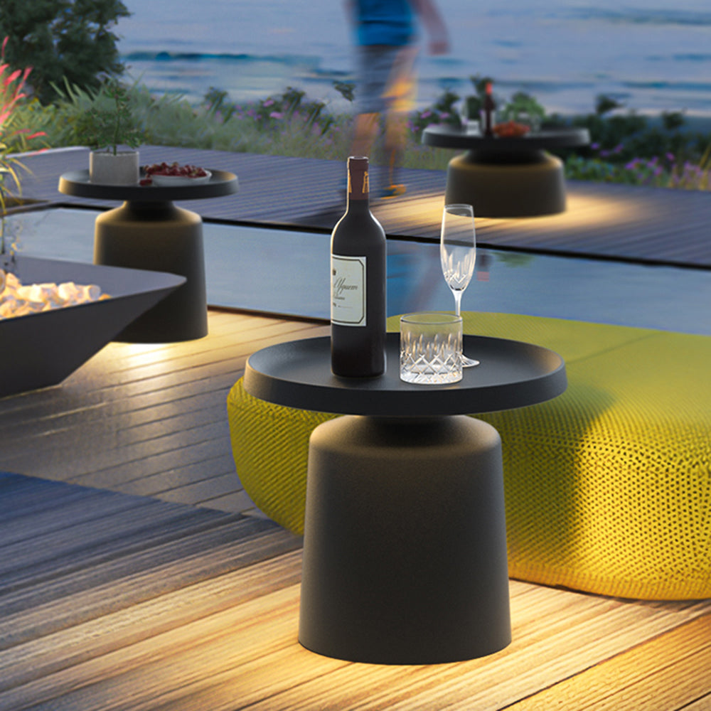 Ray Table Metal Rechargeable Solar Outdoor Floor Lamp - Lamp Outdoor