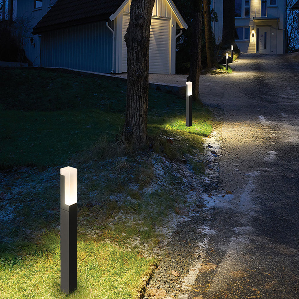 Ray Modern Metal Solar Outdoor Path Light - Lamp Outdoor