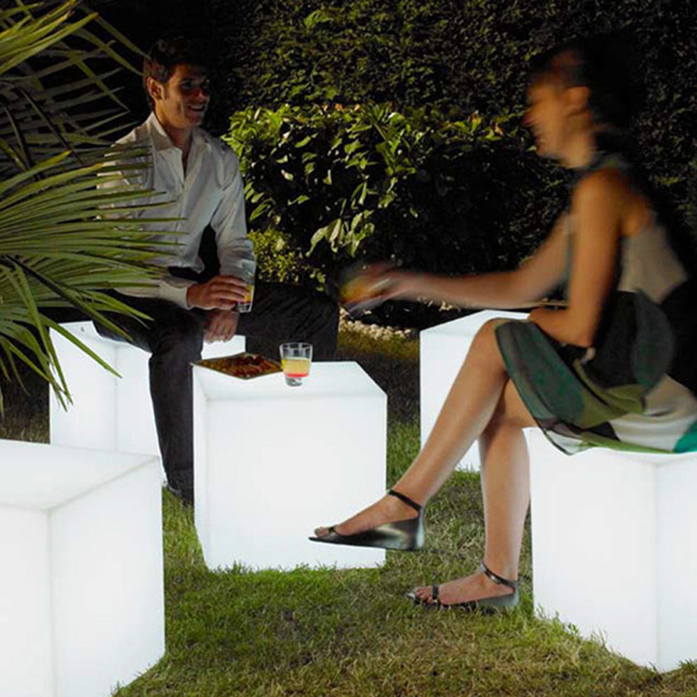 Ray Minimalist Square Acrylic Outdoor Ground Lamp - Lamp Outdoor