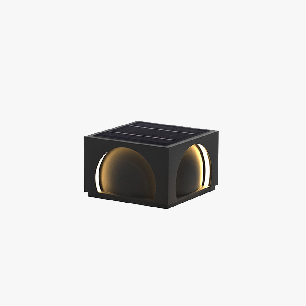 Ray Modern Rectangular Metal Outdoor Lamps Post - Lamp Outdoor