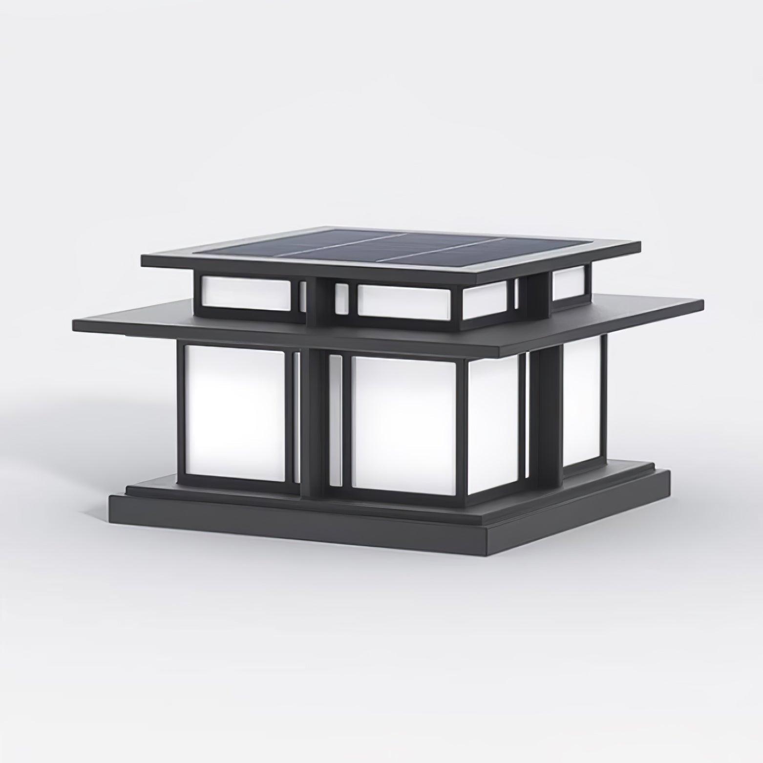 Ray Pillar Solar /HardWire Outdoor Light - Lamp Outdoor