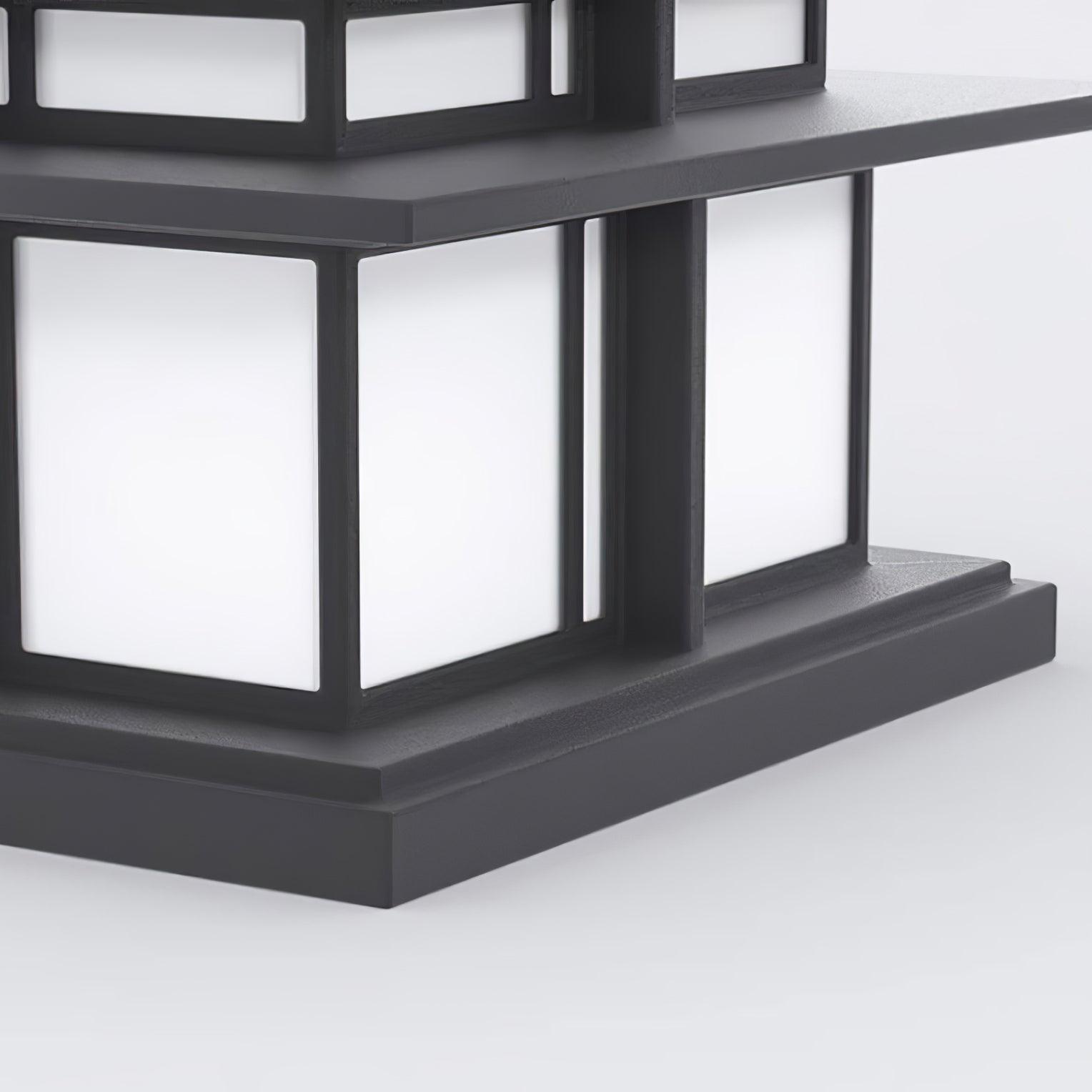 Ray Pillar Solar /HardWire Outdoor Light - Lamp Outdoor