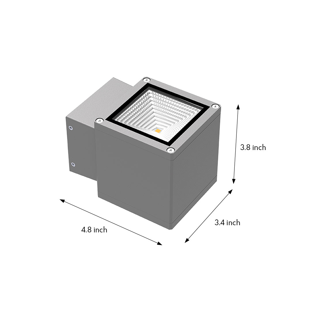 Die-cast Aluminum Outdoor Wall Light Waterproof Simple Style - Lamp Outdoor