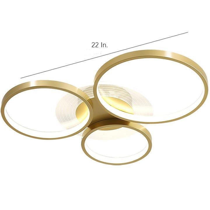 Circles LED Nordic Ceiling Lights Flush Mount Lighting Ceiling Lamp - Lamp Outdoor