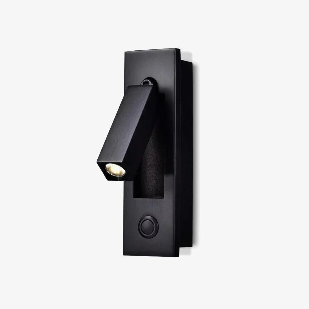 Arisha Modern Rotatable Bedside Sconce, Cylindrical/Square - Neutral Decor