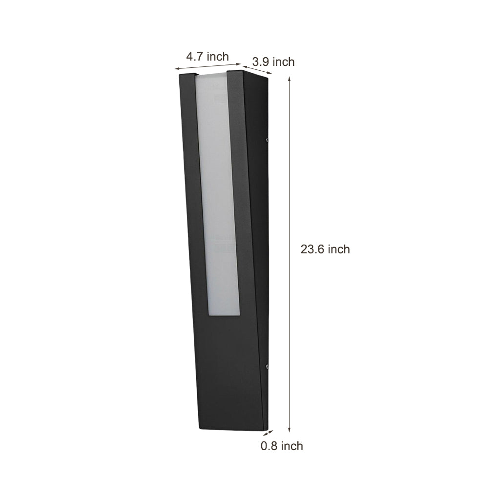 Minimalist LED Waterproof Black Modern Outdoor Wall Lamp Exterior Lights - Lamp Outdoor