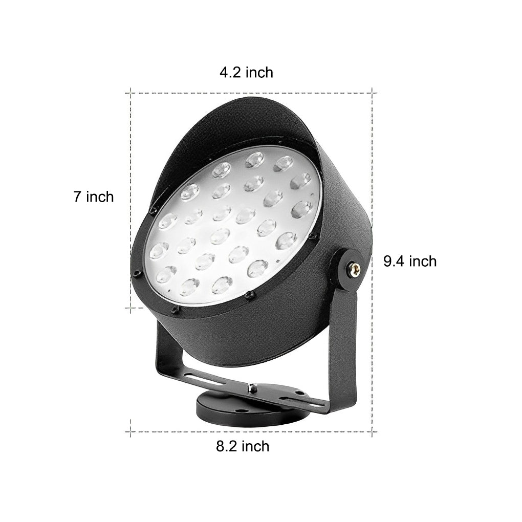 Adjustable Waterproof LED Anti-slip Black Modern Outdoor Spotlights - Lamp Outdoor