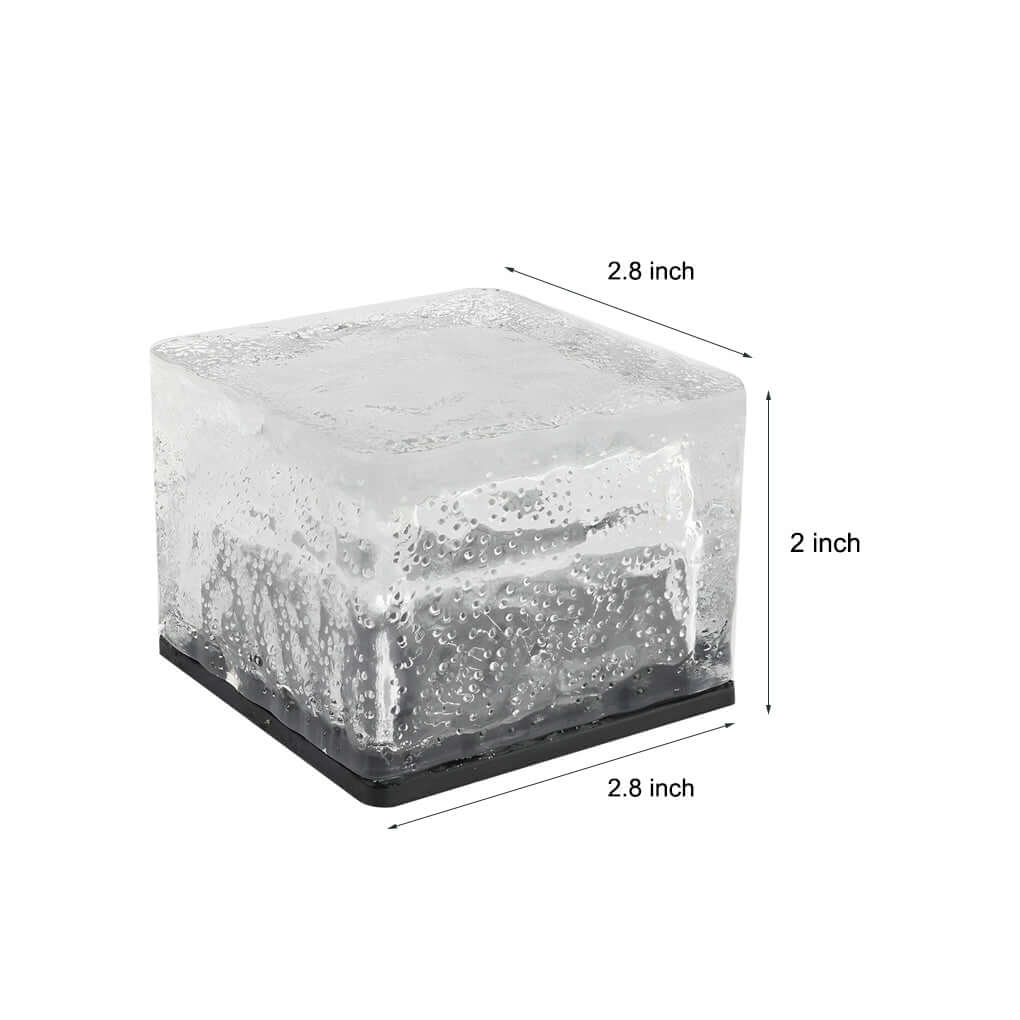 2V Mount-Free Ice Cube Lights Colorful Modern Smart Solar Outdoor Step Lighting - Lamp Outdoor