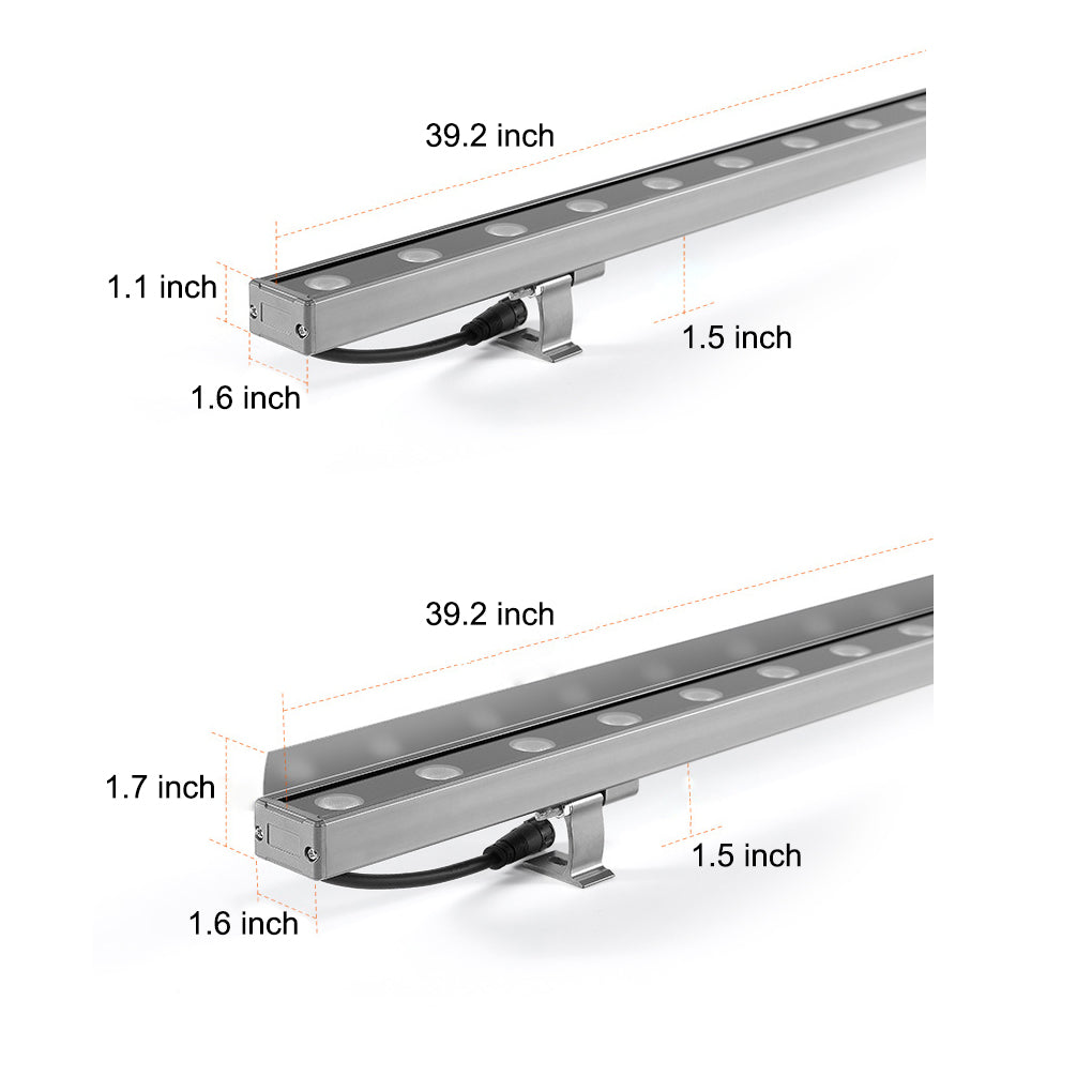 Waterproof Outdoor Low Voltage Light Bar LED Linear Wall Washer Lights - Lamp Outdoor