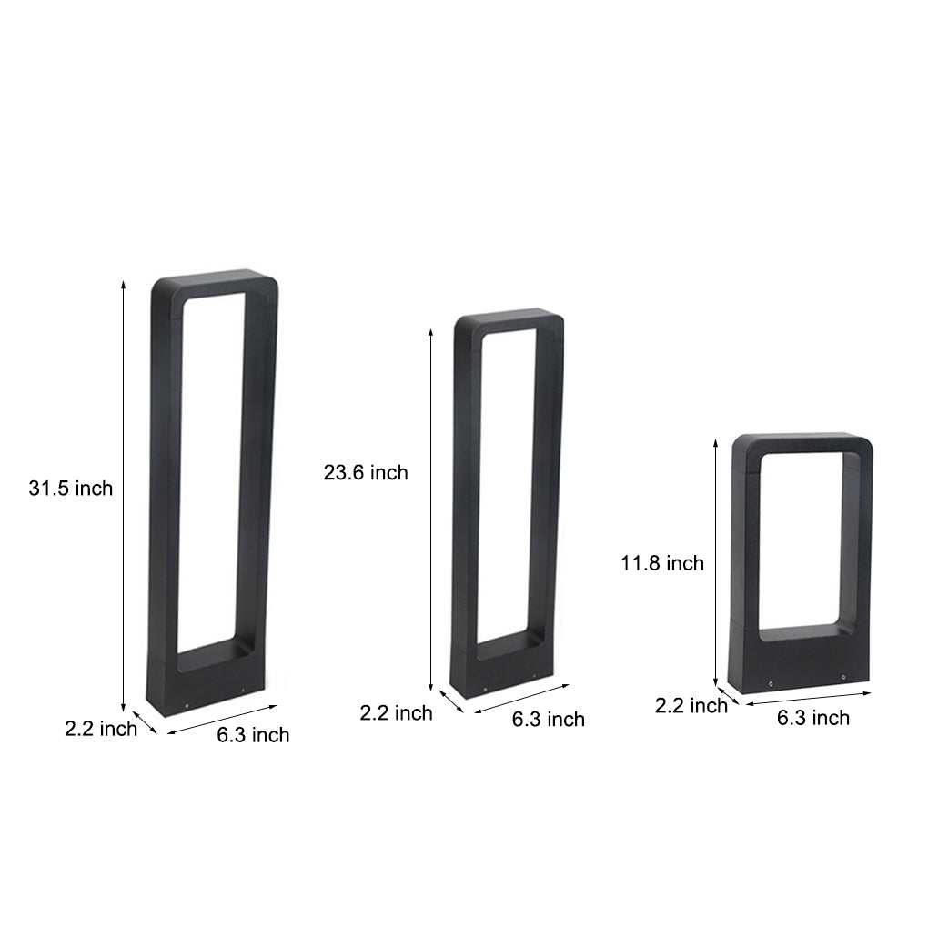 Rectangular COB LED Outdoor Path Lights - Minimalist, Durable & Waterproof - Lamp Outdoor