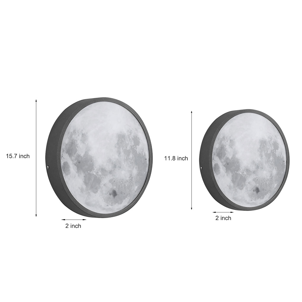 Creative Moon Outdoor Waterproof Garden Light LED Exterior Wall Light - Lamp Outdoor