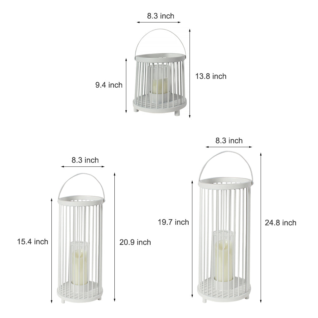 Outdoor Waterproof Garden Light Rechargeable Portable Cage Landscape Lighting with US Plug - Lamp Outdoor