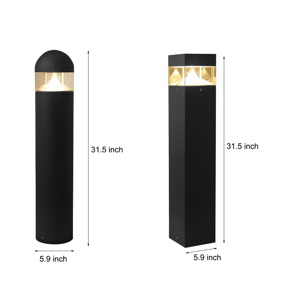 Minimalist Waterproof LED Garden Light Durable Outdoor Landscape Bollard Lights - Lamp Outdoor
