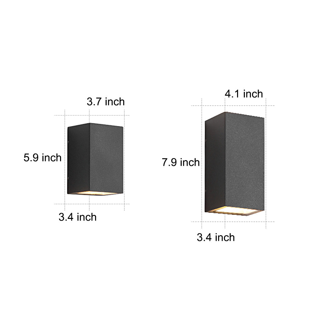 Two Light Effect Optional Waterproof LED Wall Light for Outdoor Villa Courtyard - Lamp Outdoor