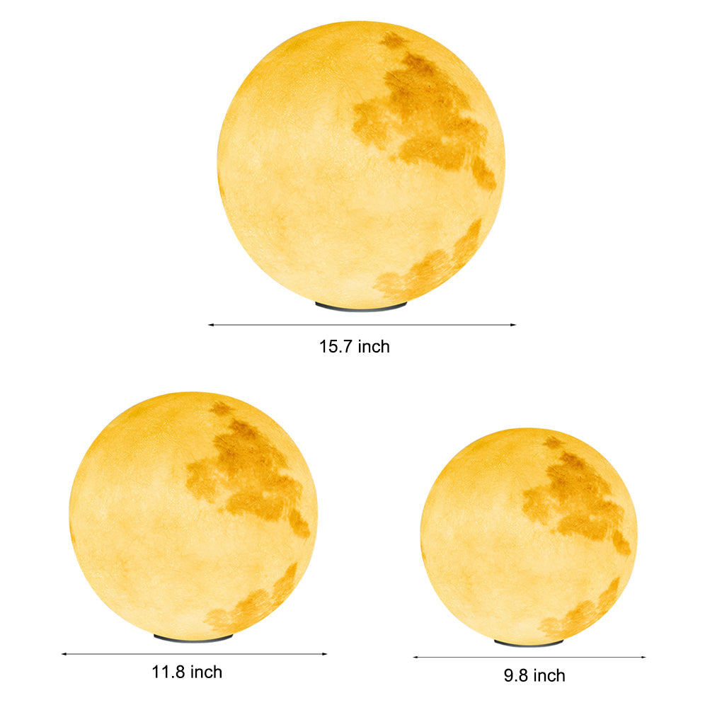 Moon Waterproof LED Modern Solar Post Caps Lights Pillar Light - Lamp Outdoor