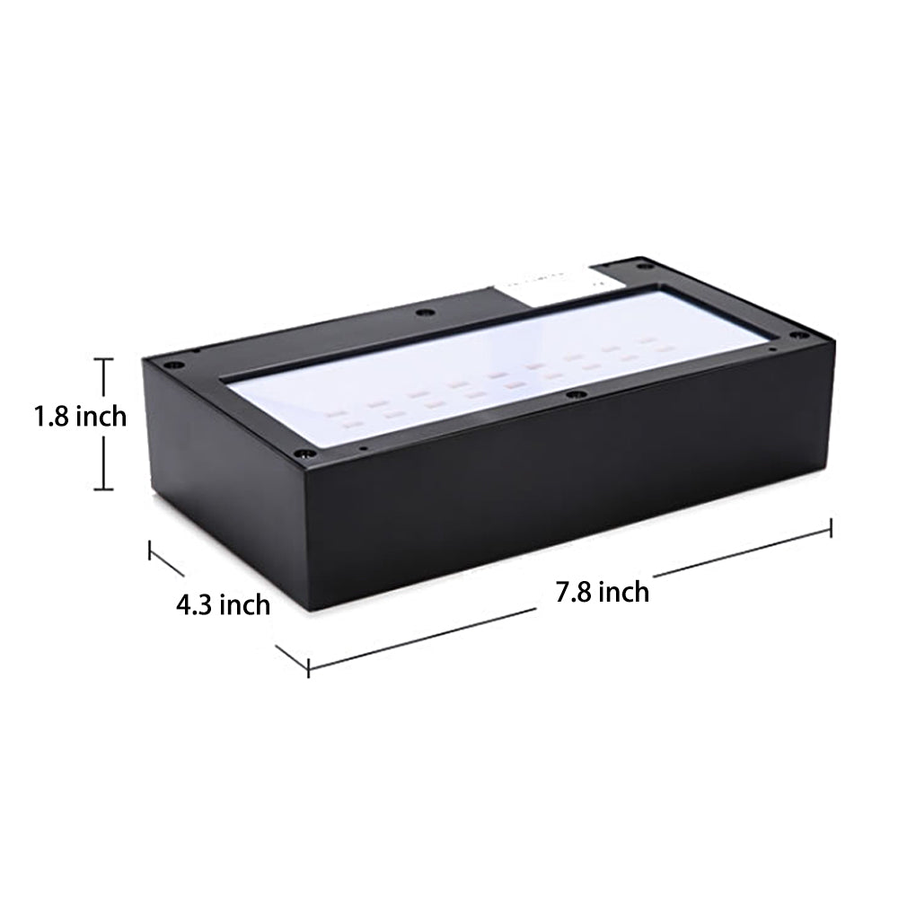 Waterproof LED Up and Down Lights Motion Sensor Modern Solar Wall Lamp - Lamp Outdoor