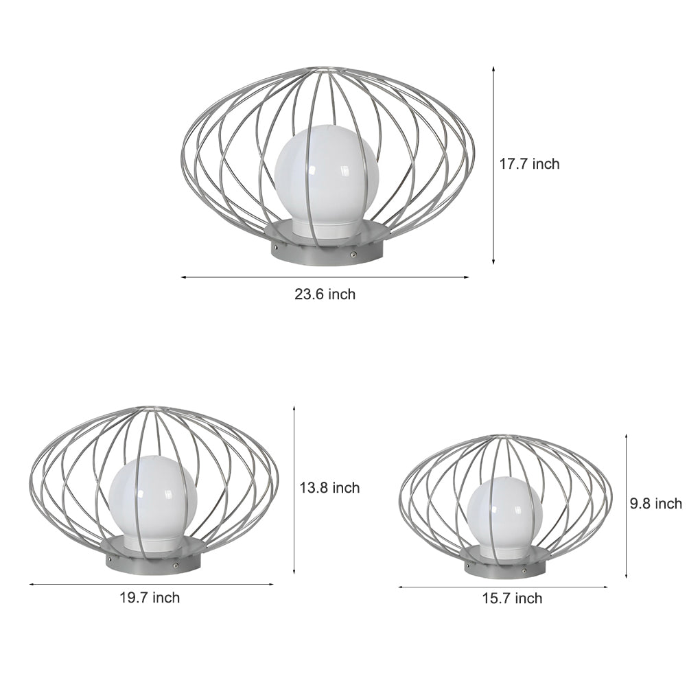 Mushroom Cage Shape LED Waterproof Modern Lawn Lamp Outdoor Lights - Lamp Outdoor