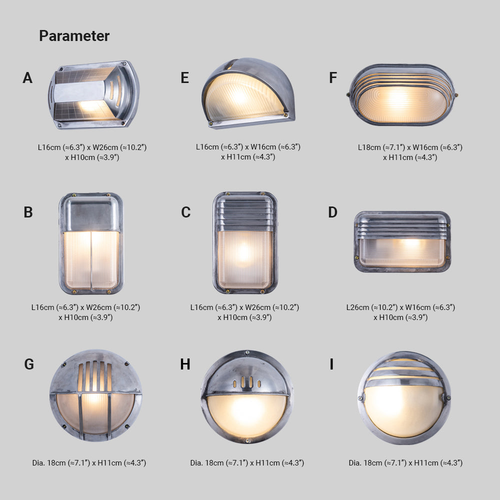 Ray Wall Lamp Geometric Modern Metal Glass Outdoor - Lamp Outdoor