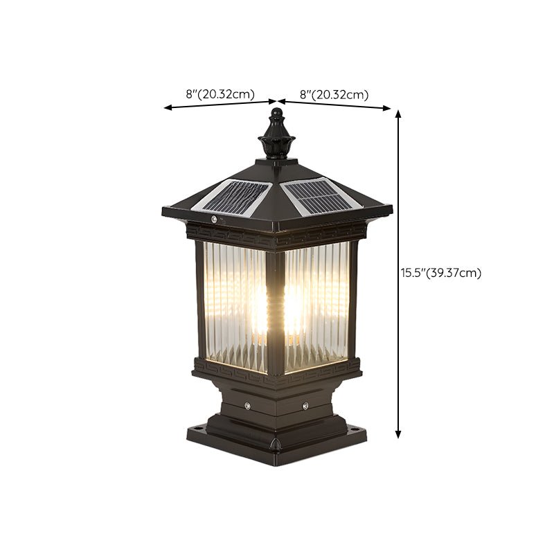 Ray Vintage Classic Lantern Solar Outdoor Light - Lamp Outdoor