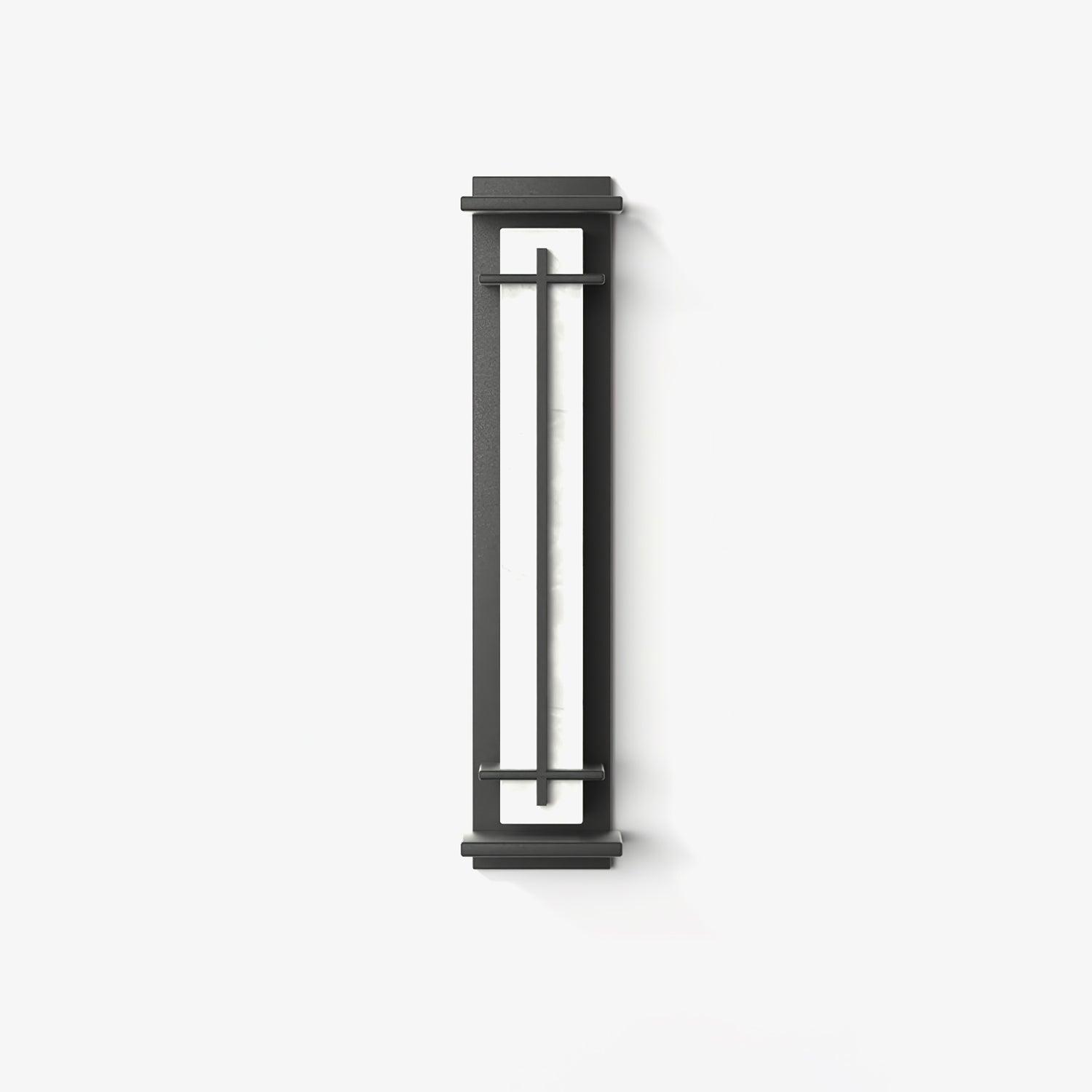 Square Outdoor Wall Light Imitation Alabaster Waterproof - Lamp Outdoor