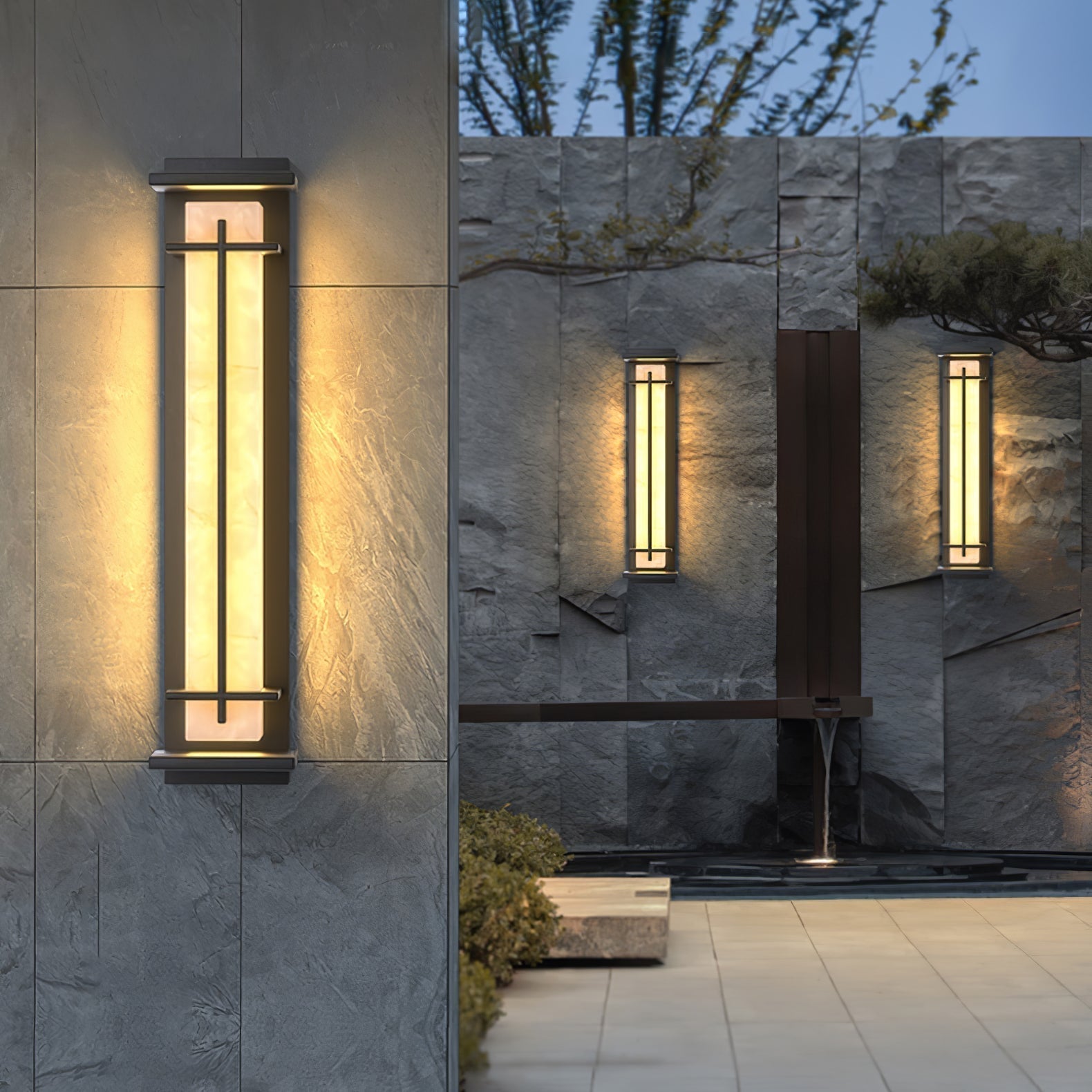 Ray Glass Wall Light - Lamp Outdoor
