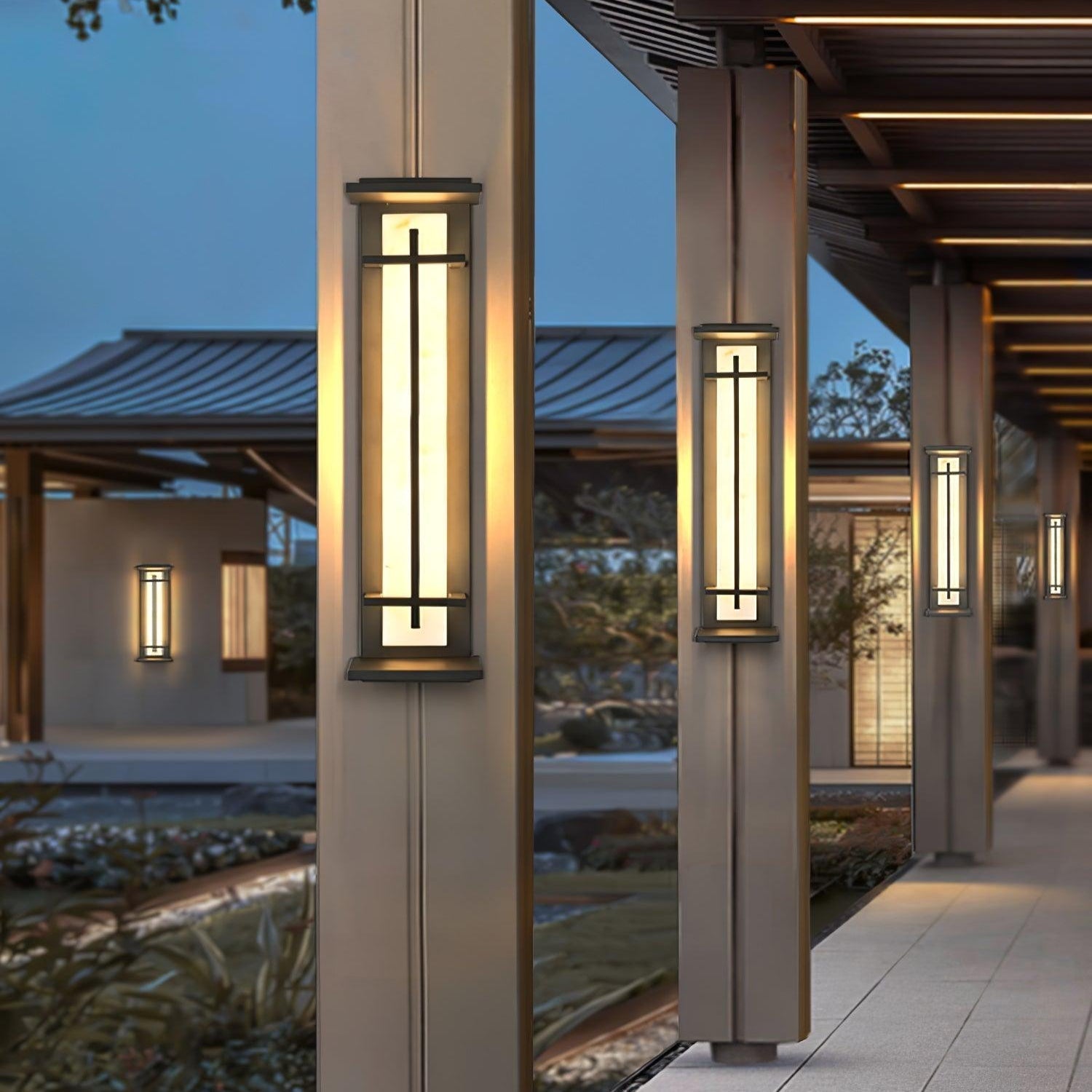 Ray Glass Wall Light - Lamp Outdoor
