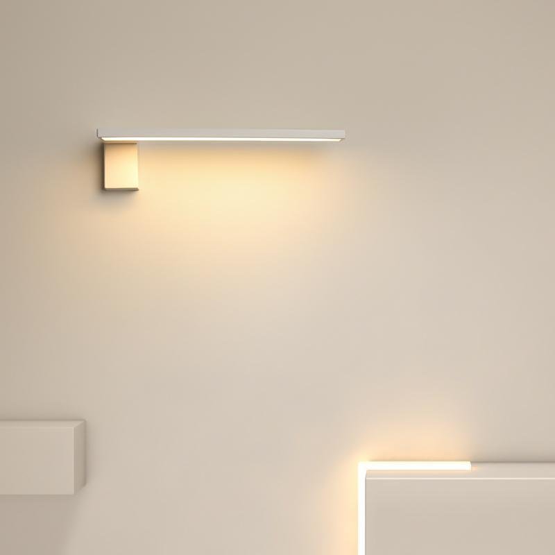 Modern LED L Shaped Black White Wall Sconce - Lamp Outdoor