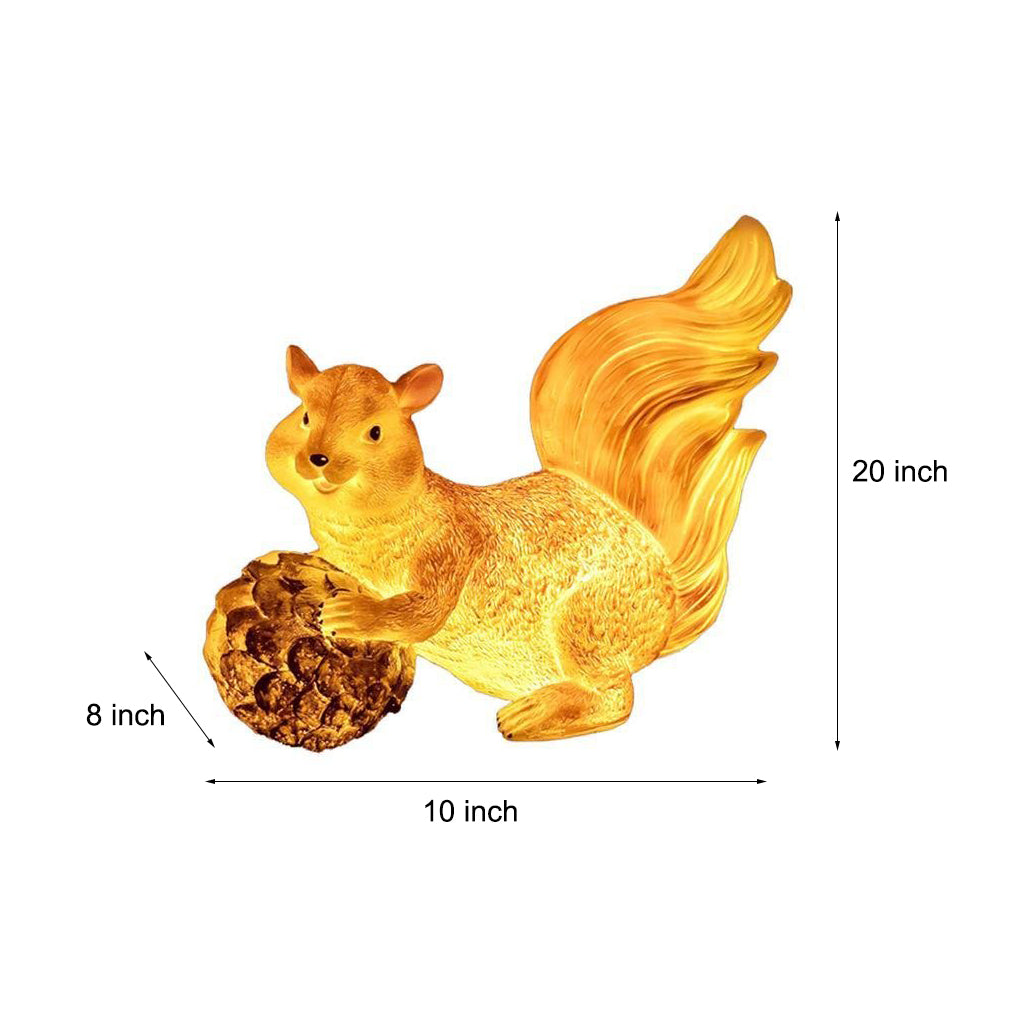 Resin Squirrel Outdoor Garden Light Modern LED Waterproof Landscape Lighting - Lamp Outdoor