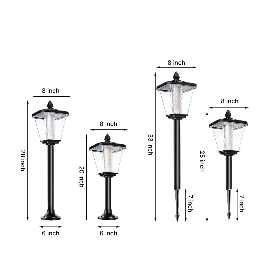 Lawn Stakes For Lights Solar-Powered LED Waterproof - Lamp Outdoor