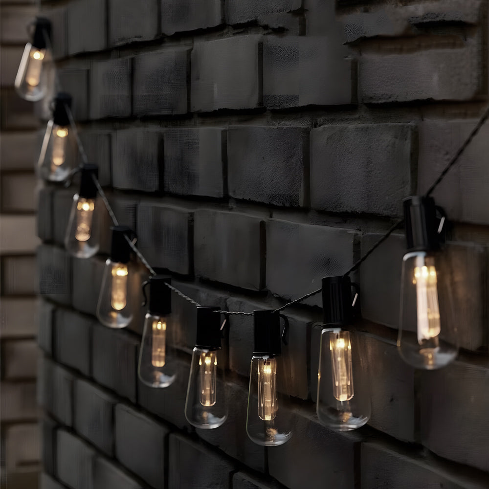 Vintage Solar Camping String Lights Camping Decorative - Lamp Outdoor