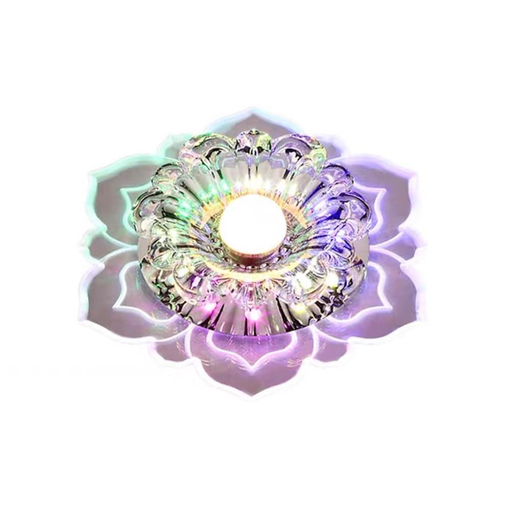 Floral Ornate LED Flush Mount Ceiling Light for Baby Kids - Lamp Outdoor