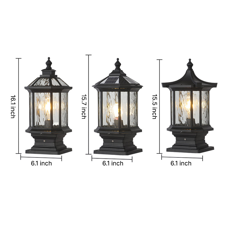 Vintage Lantern Pillar Lights European-style - Lamp Outdoor