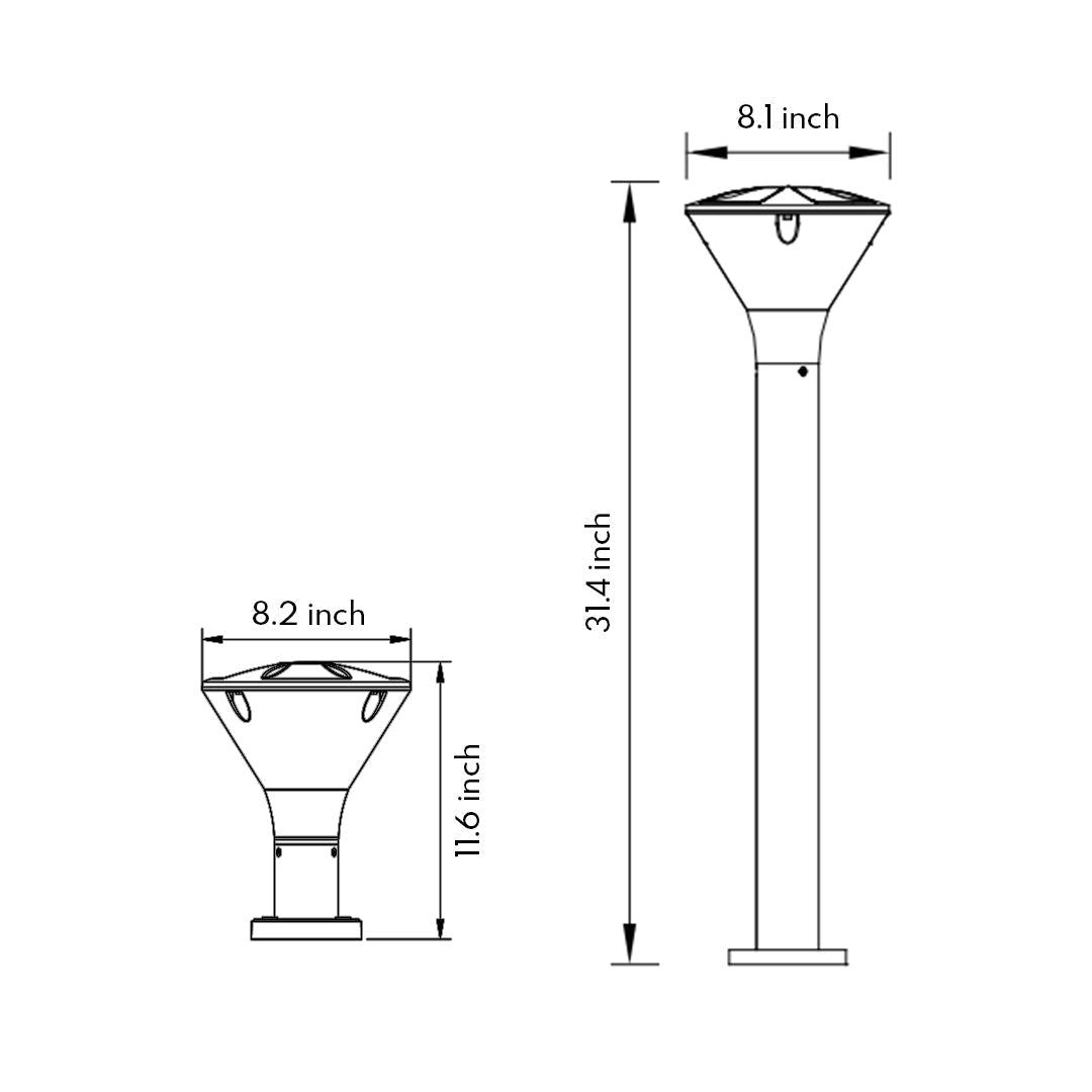 LED Lights For Garden Minimalist Modern - Lamp Outdoor