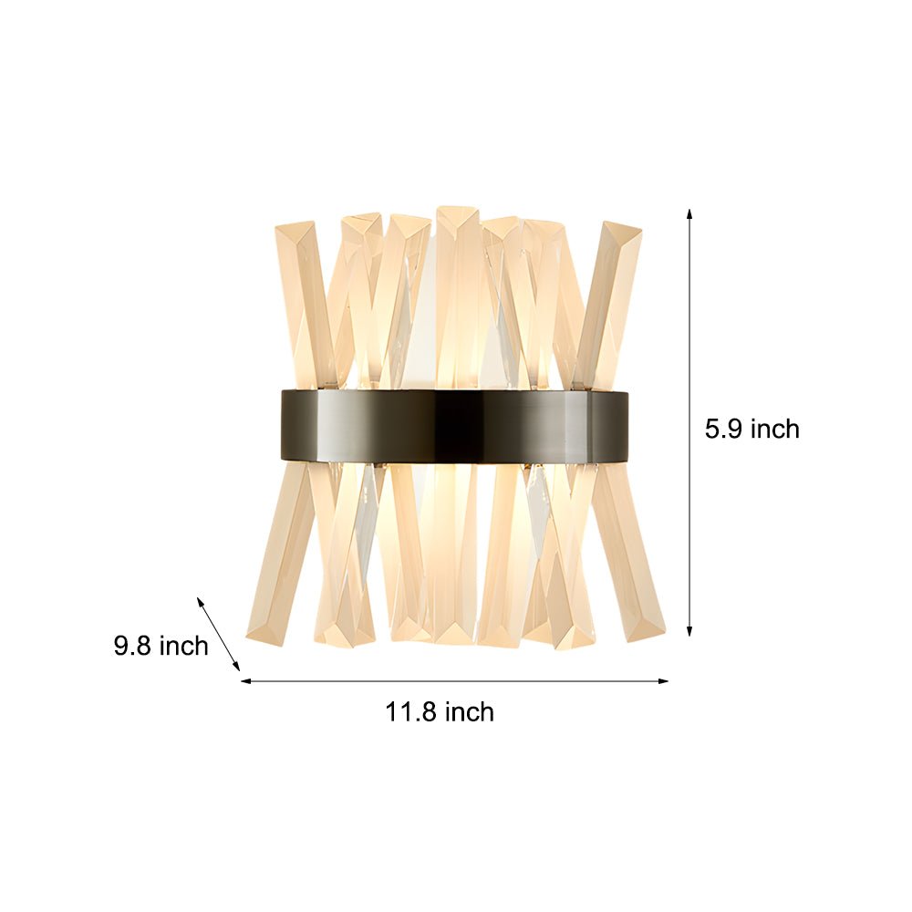 Creative Crystal Strips Luxury up and down Lighting Nordic Wall Lamp - Lamp Outdoor