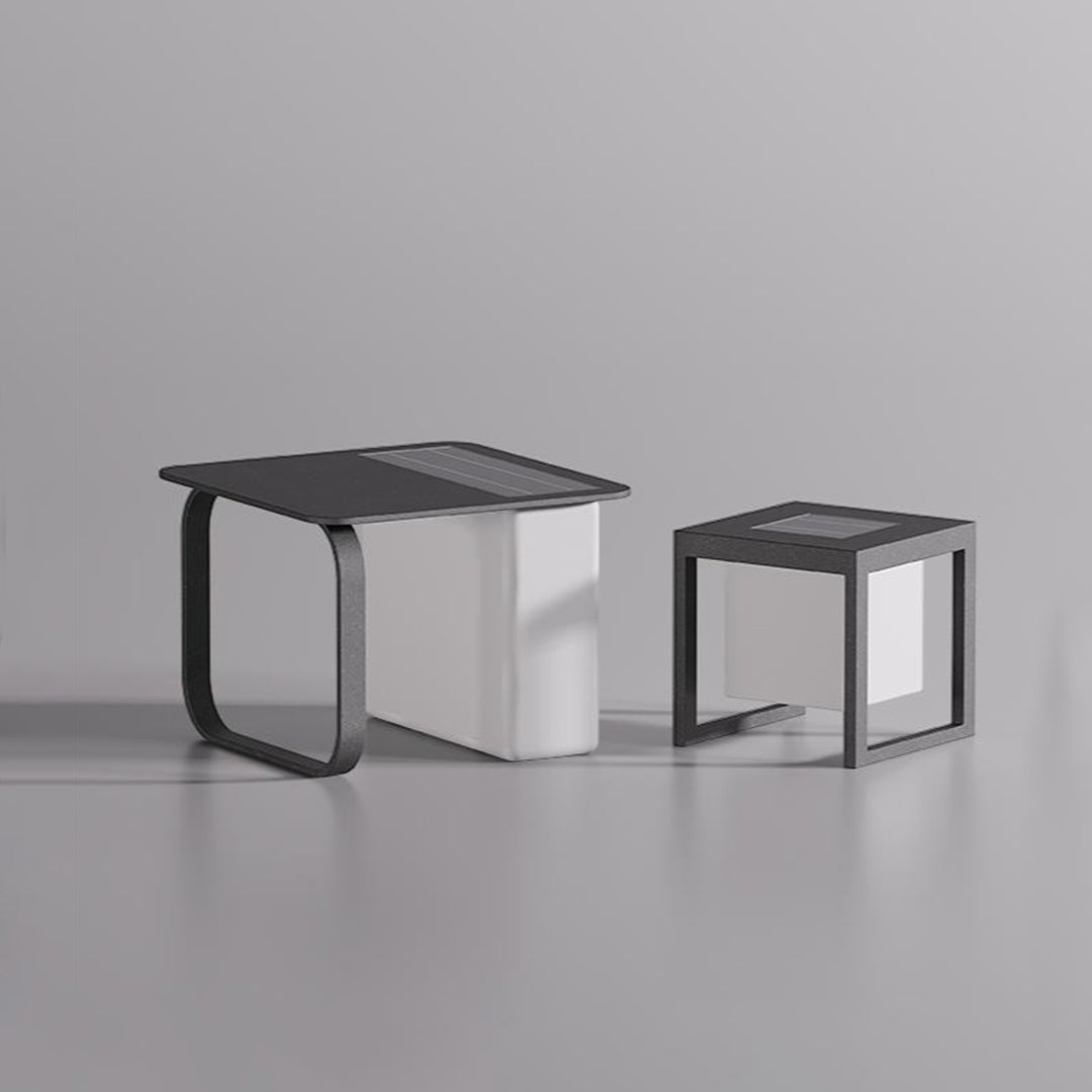 Multi-Functional Floor Lamps With Tables Solar-Powered - Lamp Outdoor