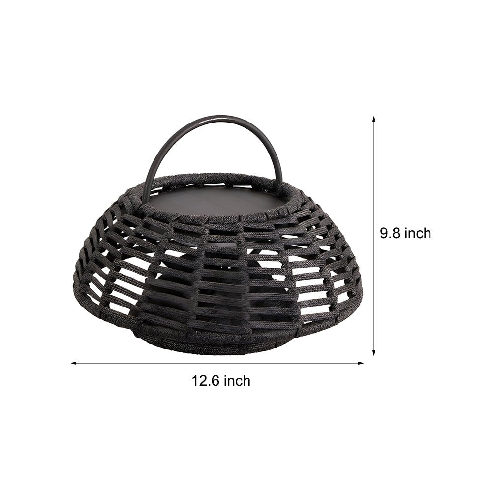 Decorative Ropes Rattan Waterproof LED Modern Solar Outdoor Chandelier - Lamp Outdoor
