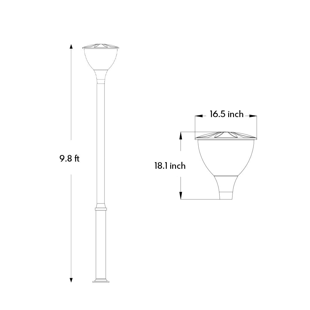Outdoor Posts For Lights Modern Minimalist Style - Lamp Outdoor