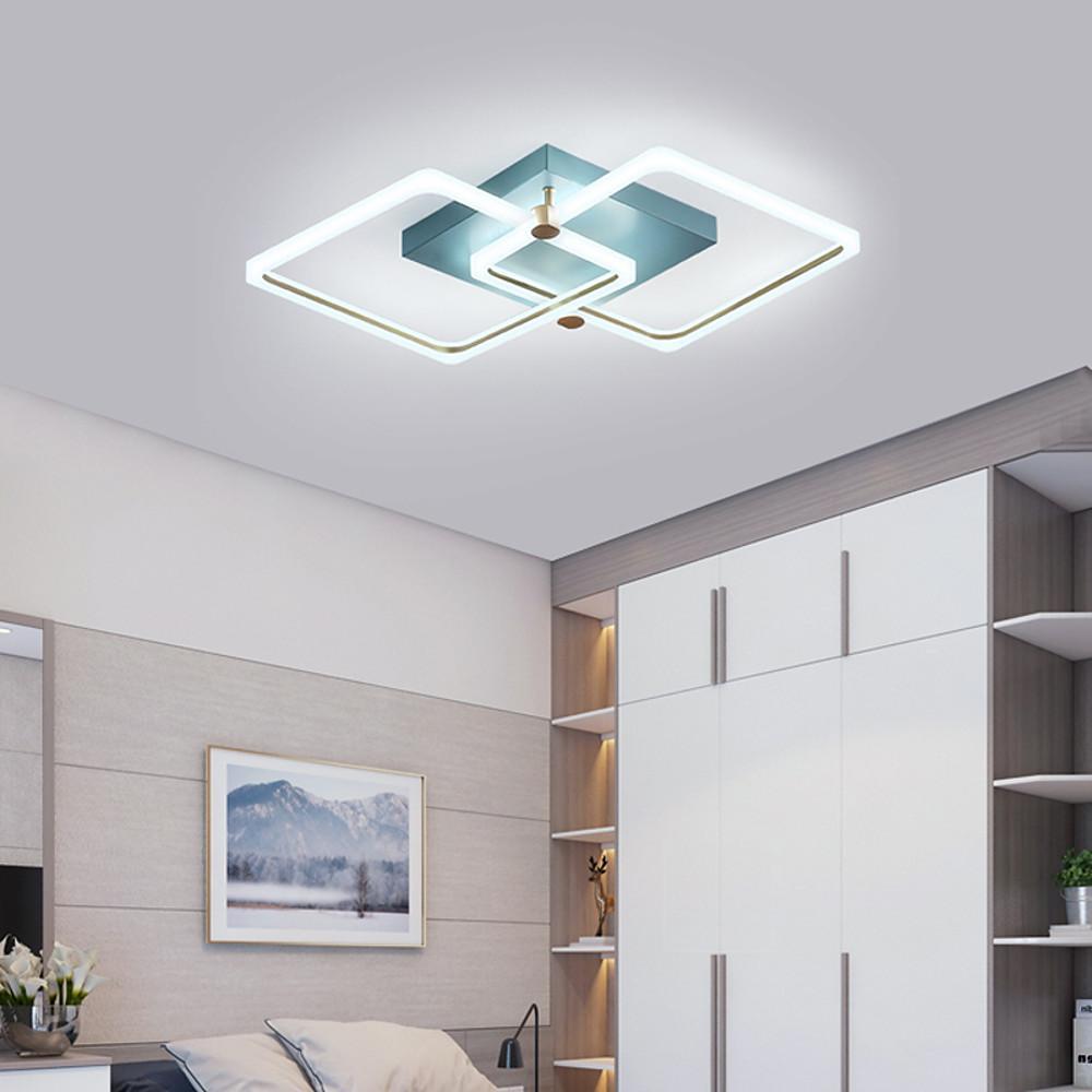 Squares Artistic Dimmable LED Modern Ceiling Lights Flush Mount Lighting - Lamp Outdoor