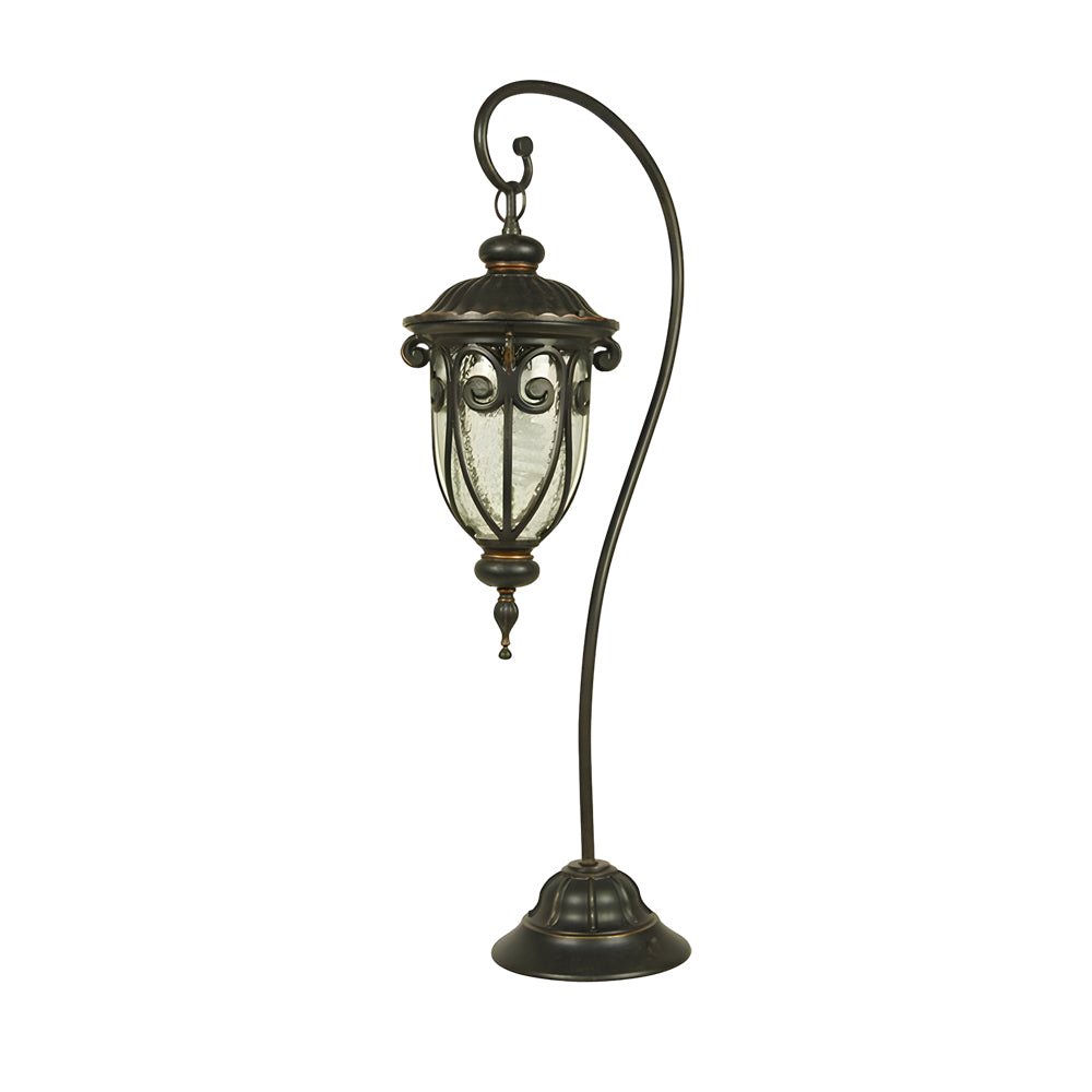 European Style Arched Floor Hanging Arm Lantern - Lamp Outdoor
