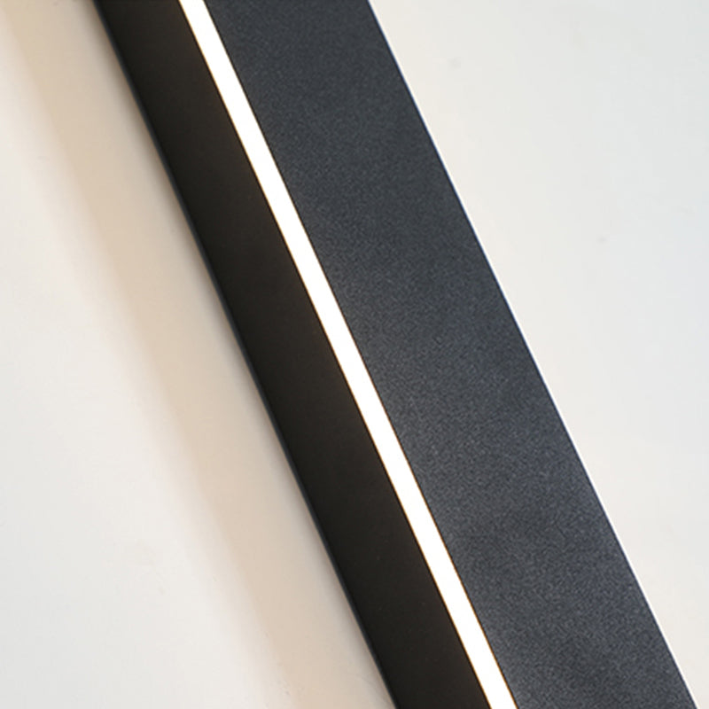 Arisha Ripple Minimalist Linear LED Outdoor Wall Lamp Metal Garden Corridor Balcony - Lamp Outdoor
