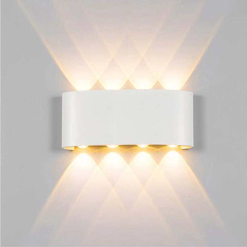 Ray Modern Rectangular Metal Outdoor Wall Lamp Water-Wave - Lamp Outdoor