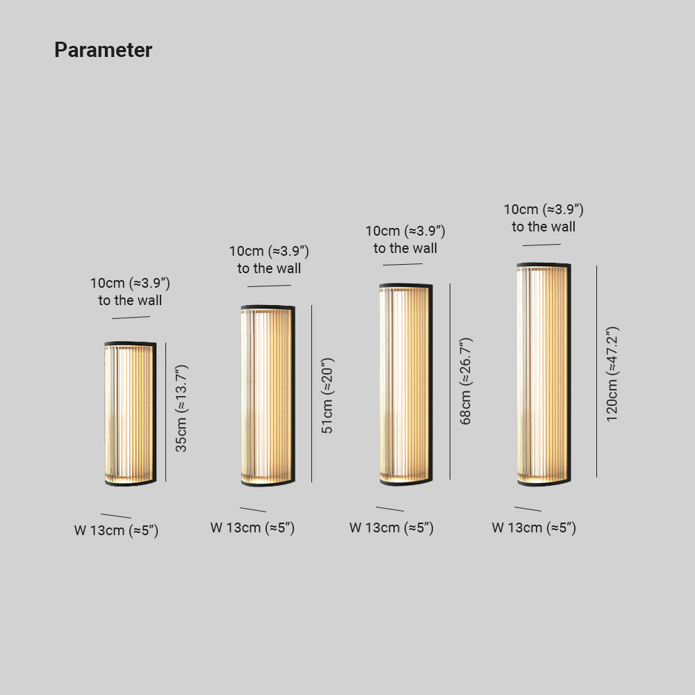 Ray Modern Semi-Cylindrical Outdoor Metal Wall Lamp - Lamp Outdoor