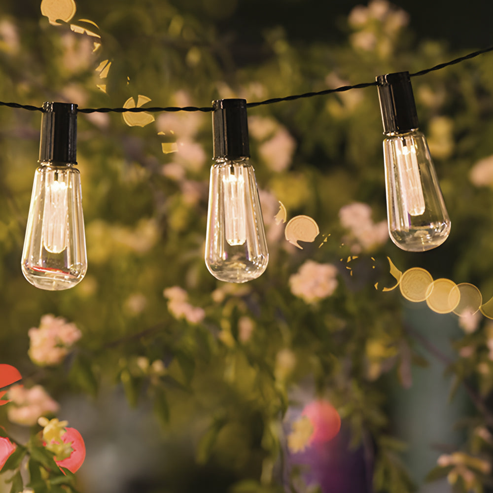 Vintage Solar Camping String Lights Camping Decorative - Lamp Outdoor