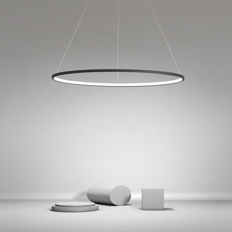 Circle Linear Modern Chandelier Ceiling Lights - Lamp Outdoor