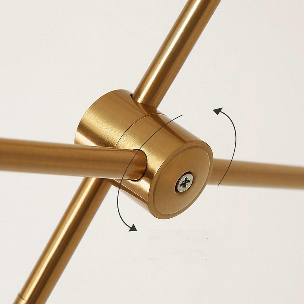 Geometrical Sputnik Chandelier Gold Master Bedroom Chandelier - Lamp Outdoor