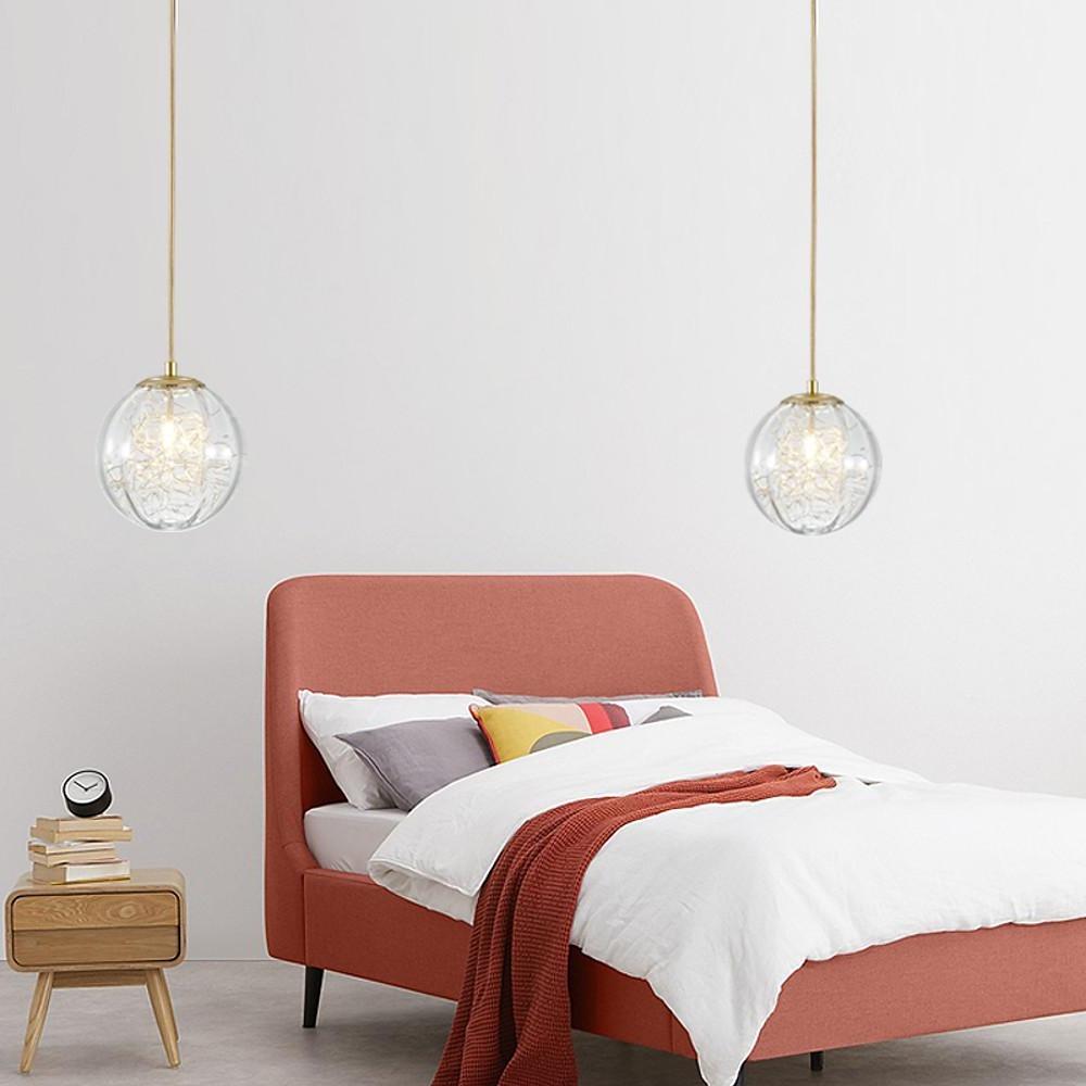 Nordic Artistic Glass Pendant Lighting Globe Pendant Lighting - Lamp Outdoor