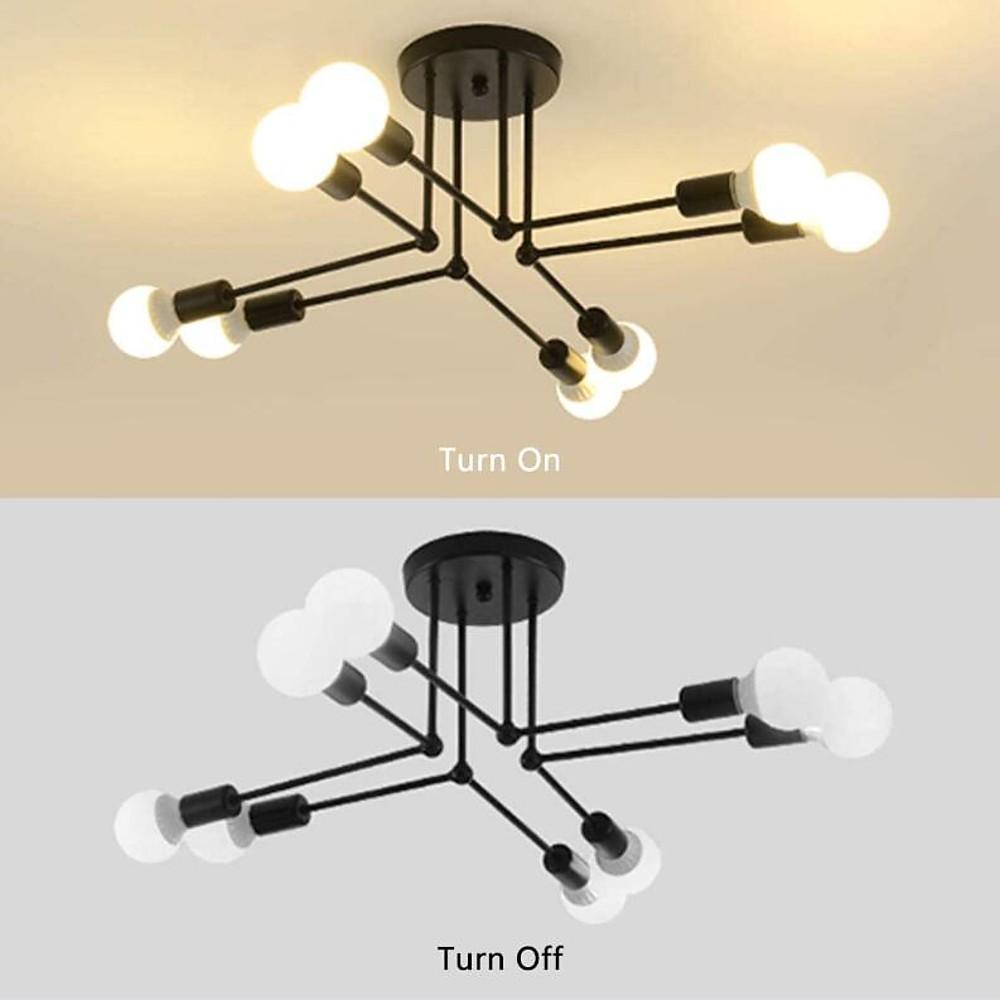 8-light LED Modern Sputnik Chandelier Ceiling Lights Pendent Lighting - Lamp Outdoor